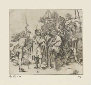 Sechs Kriegsleute