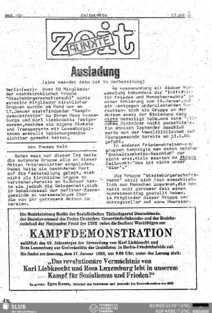 Ausladung