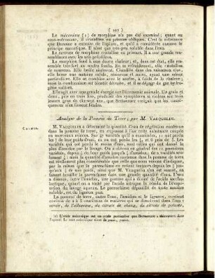 Analyse de la Pomme de Terre