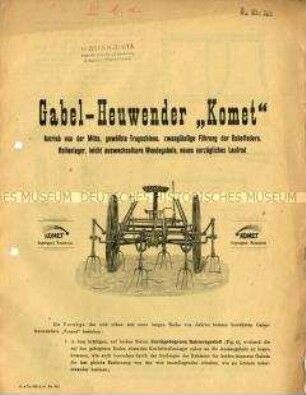 Gabel-Heuwender "Komet"