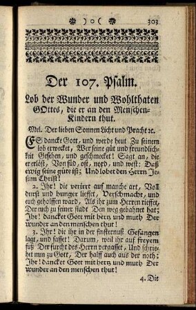 Der 107. Psalm. - Der 120. Psalm.