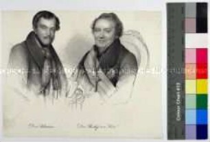 Doppelporträt des spanischen Bischofs von León Joaquín Abarca und des Don Sebastian
