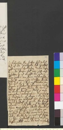 Brief von Pogwisch, Henriette von an Goethe, Johann Wolfgang von