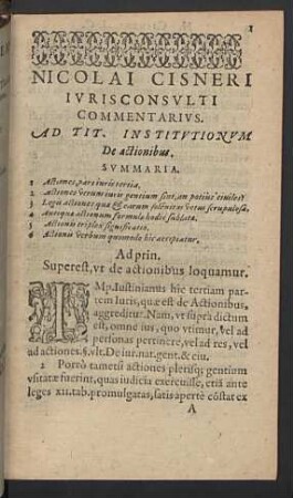 Ad prin. - § 10.