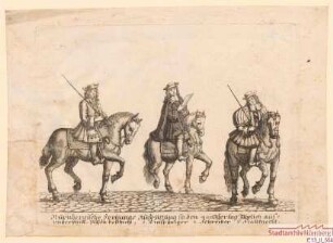 Einspänniger, Schreiber und Stadtknecht