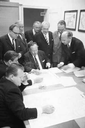 Ermittlung der Wahlergebnisse zur Kommunalwahl am 20. Oktober 1968.