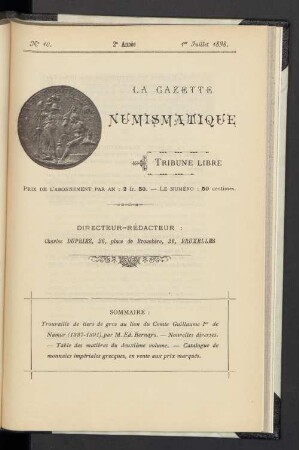 N° 10. 1er Juillet 1898