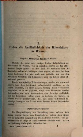 Journal für praktische Chemie : practical applications and applied chemistry ; covering all aspects of applied chemistry, 59. 1853, Heft 1 - 8