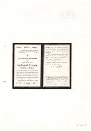 Kremer, Elisabeth geb. Degraa