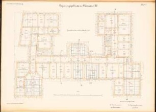 Regierungsgebäude, Münster: Grundriss 2.OG 1:100
