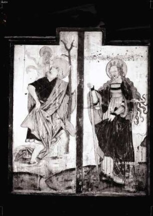 Kirche; Hochaltar, Flügel aussen