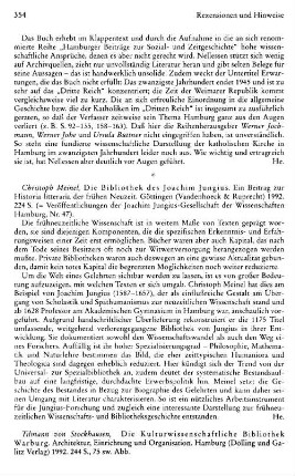 Stockhausen, Tilmann von :: Die Kulturwissenschaftliche Bibliothek Warburg, Architektur, Einrichtung und Organisation : Hamburg, Dölling und Galitz, 1992