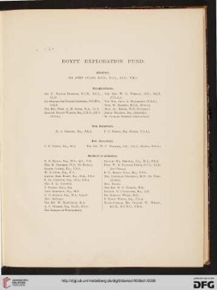 Egypt Exploration Fund