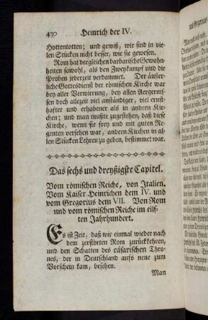 430, Das XXXVI. Capitel. Heinrihc der IV. und Gregorius der VII.