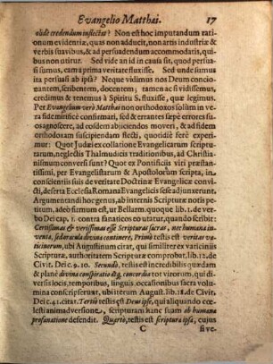 Exēgēsis Primi Capitis Matthaei Evangelistae : In Qua Prolegomena Quaedam Generalia Praemittuntur, Deinde Dicta Fere Omnia, Adhaec Usque Tempora in controversiam vocata, ex toto textus systemate pie & sobrie explicantur, ab Adversariorum corruptelis & affictis interpretationibus vindicantur, ac in Orthodoxam nostram sententiam manifeste asseruntur, &c.