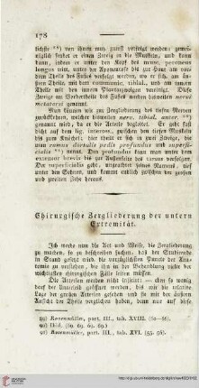 Chirurgische Zergliederung der utern Extremität
