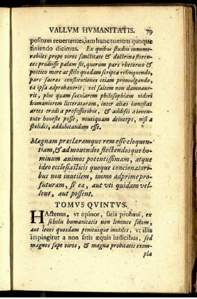 Tomus Quintus.