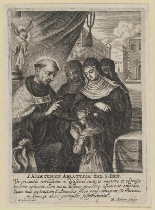 Bildnis der S. Aldegundis