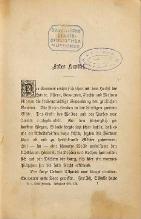 Sibyllens Eid : Familien-Roman von E. von Wald-Zedtwitz, 3