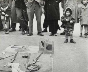 Degenschlucker auf der Strasse -