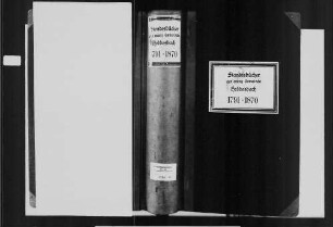 Heddesbach, evangelische Gemeinde: Standesbuch 1791-1870