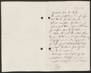 Karl Muth (1867-1944) Nachlass: Briefe von Charlotte Blennerhassett an Karl Muth - BSB Ana 390 II.A. Blennerhassett, Charlotte