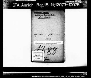 Der Staatszuschuß für die Lehrerstelle in Dornumersiel