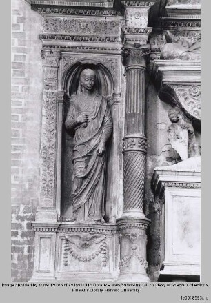 Grabmal des Dogen Niccolò Marcello : Justitia