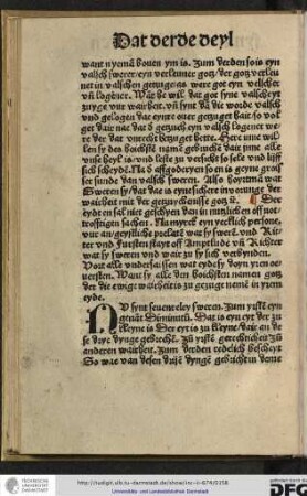 Nu synt sevenreley sweren, zum yrsten eyn genant diminutum...