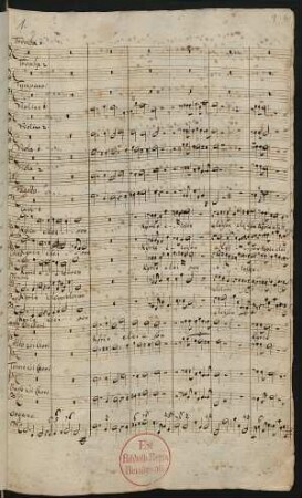 Messen. Auszüge; Coro (2), orch, org; C-Dur
