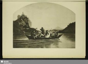 Ludwig Richter - Überfahrt am Schreckenstein