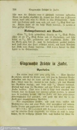 Eingemachte Früchte in Zucker
