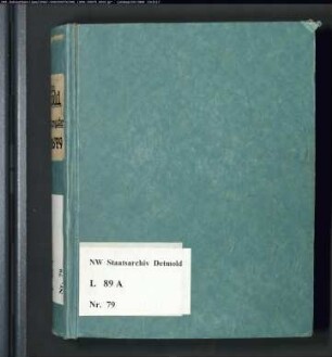 Gogerichtsregister Vogtei Detmold
