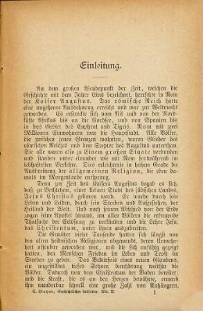 Leitfaden für den ersten geschichtlichen Unterricht an Mittelschulen, 2. Die mittlere Zeit