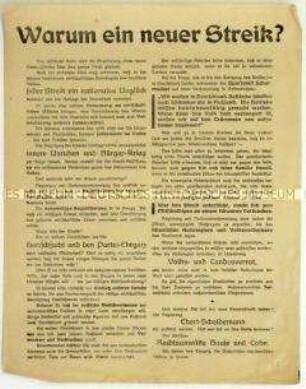 Antisemitisches Flugblatt zu den Märzkämpfen 1919