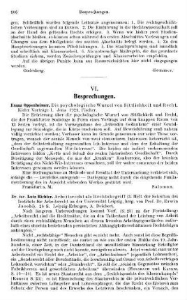 106-128, VI. Besprechungen