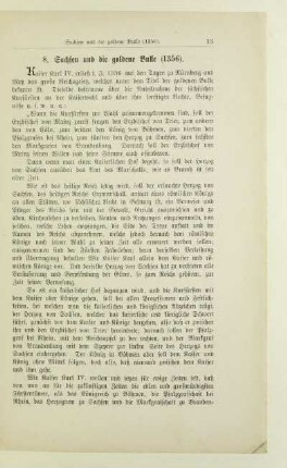 8. Sachsen und die goldene Bulle (1356)