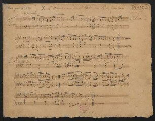 [Sammelhandschrift] 4 Stücke für Tasteninstrument; pf