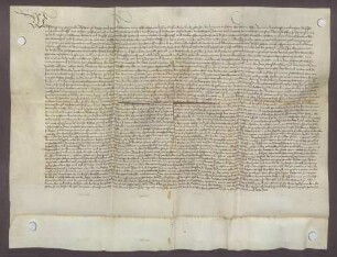 Schuldbrief des Bischofs Philipp von Speyer gegenüber Jörg Schwarzerd über 800 Gulden zu 4 Prozent.