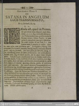Auctarii Dissertatio