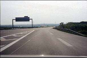 Ausfahrt aus Nebenfahrbahn (München Richtung Stuttgart)
