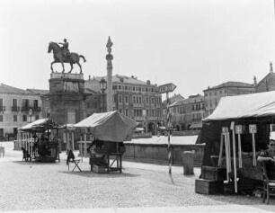 Piazza del Santo : Padua, Piazza del Santo mit Reiterstandbild des Gattamelata