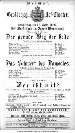 Das Schwert des Damocles