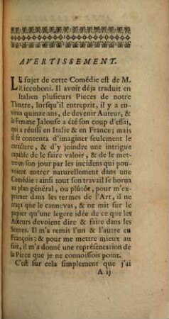 La Femme jalouse : Comédie en 3 actes