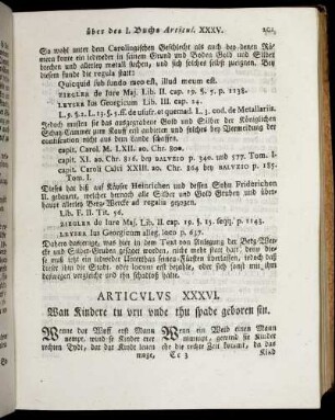 Articulus XXXVI. - Articulus LIII.