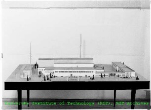 Modell der Wiederaufarbeitungsanlage Karlsruhe (WAK)