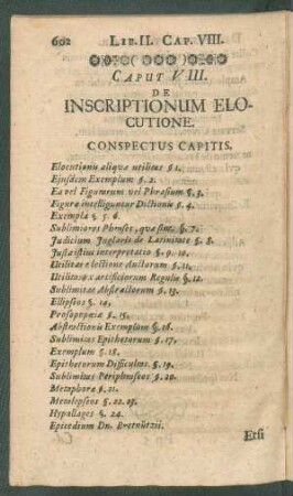 Caput VIII. De Inscriptionum Elocutione.