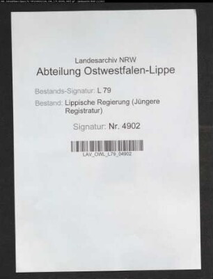 Gründung eines lippischen Fischereivereins