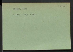 Kroner, Karl