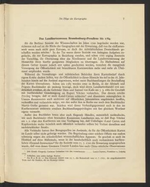Das Landkartenwesen Brandenburg-Preußens bis 1784